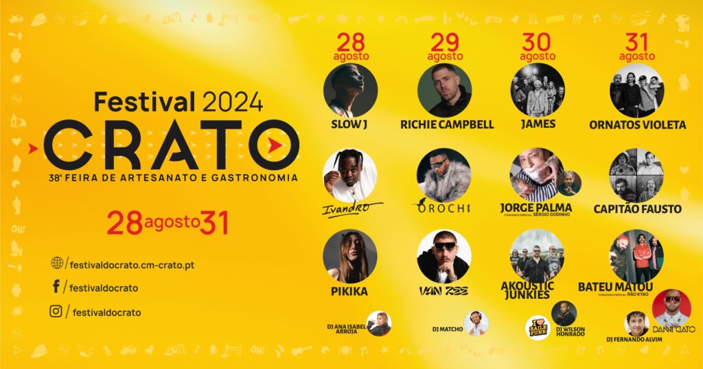 Festival do Crato 2024 com cartaz fechado