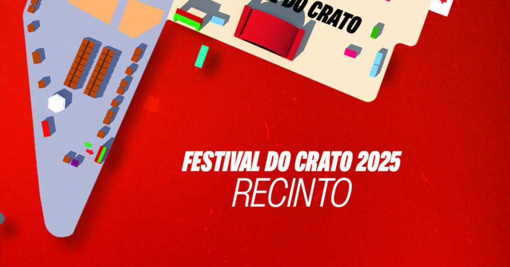 Mapa do festival e Feira de Artesanato e Gastronomia
